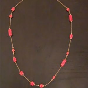RARE NWOT Kate Spade ♠️ NY Scatter Necklace- red
